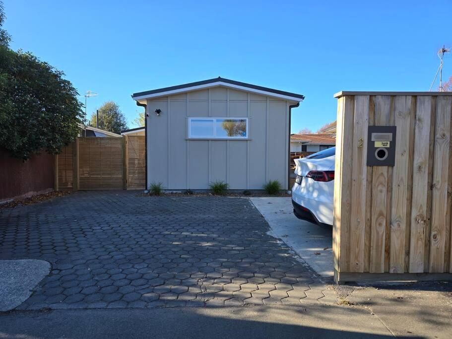 Chic Private Studio 5 Mins From Airport And Shops Christchurch Eksteriør billede